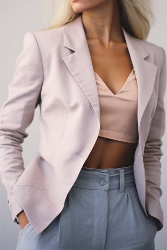 Daglelie Linnen Blazer