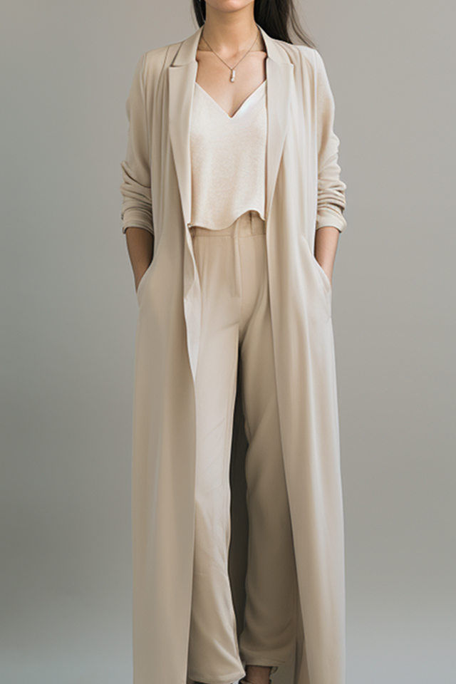 Jacinta Chiffon Maxi Blazer