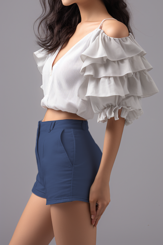 Magnolia katoenen shorts