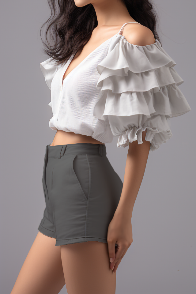 Magnolia katoenen shorts