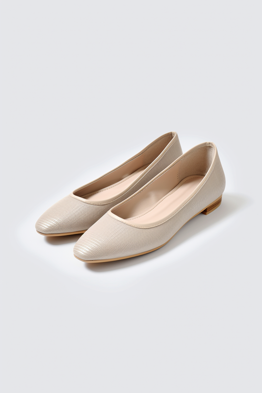 Calypso vierkante teen flats