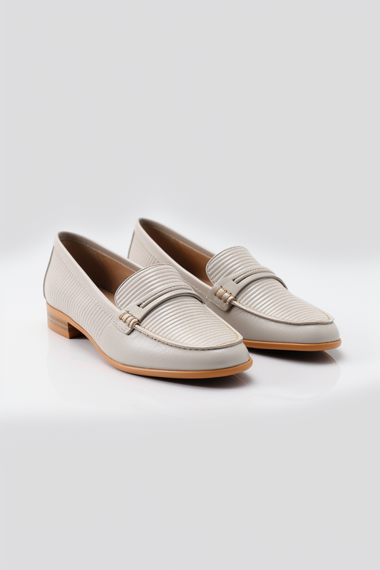 Evangel ronde neus loafers