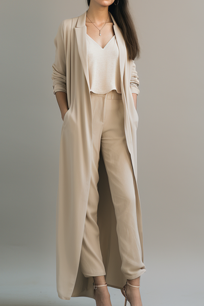 Jacinta Chiffon Maxi Blazer