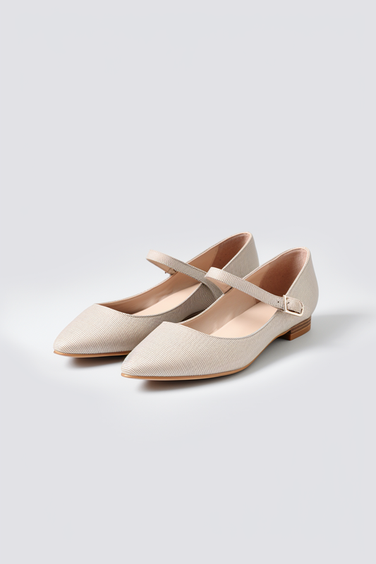 Jocasta amandelvormige teen flats