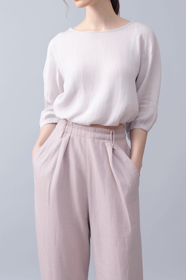 Kalina lichtgewicht blouse en broek co-ord