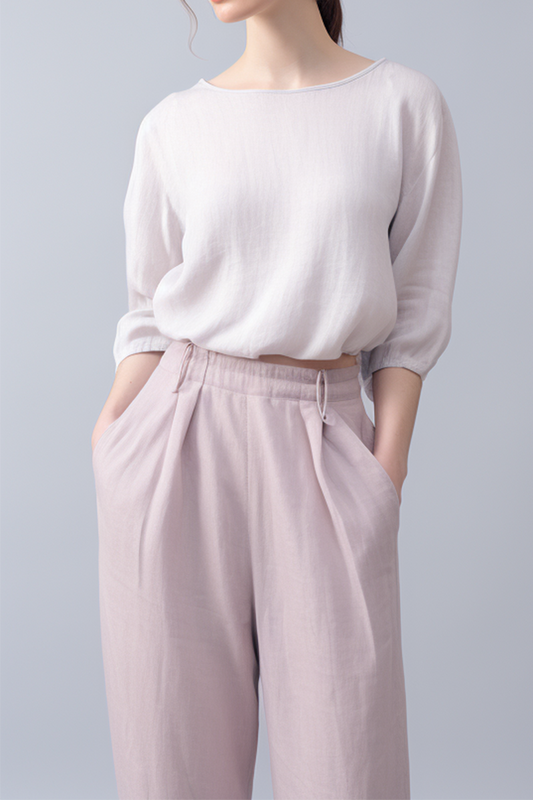 Kalina lichtgewicht blouse en broek co-ord