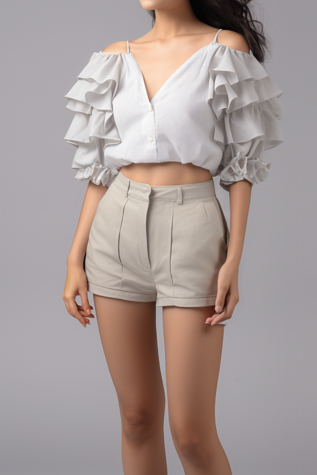 Magnolia katoenen shorts