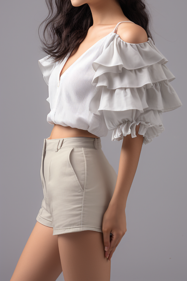 Magnolia katoenen shorts