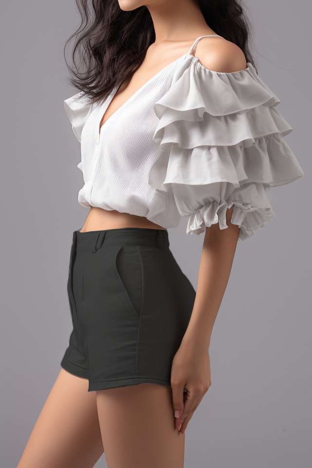 Magnolia katoenen shorts